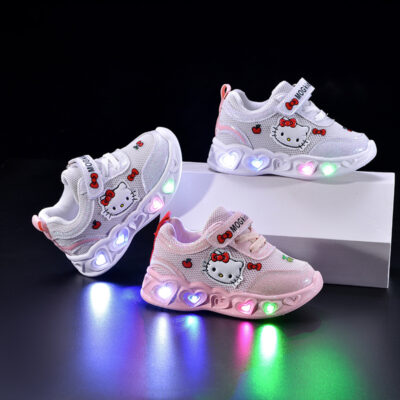 Breathable mesh sneakers for children
