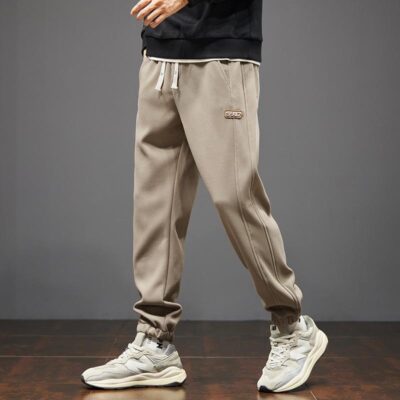 New Loose Corset Sweatpants Men
