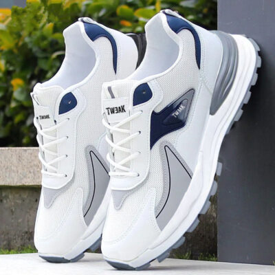 Breathable mesh casual shoes for men