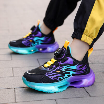 Medium and large boys, soft soles sneakers