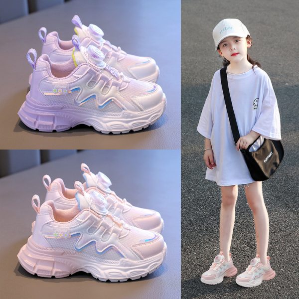 Second image of breathable mesh sneakers for girls