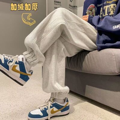 fleece tunics casual loose and warm sweatpants