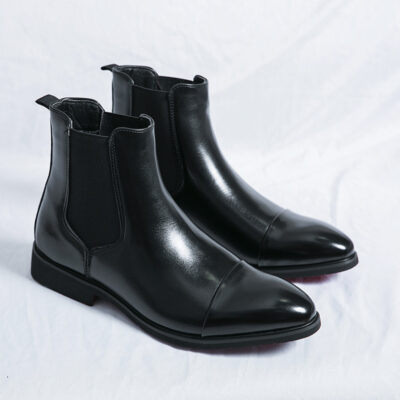 style pointed-toe martin boots