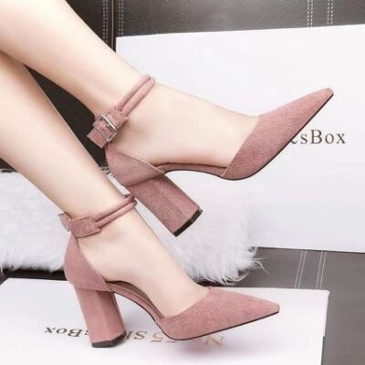 fashion buckle pointed toe women’s sandals