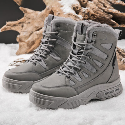 Snow boots, men’s fleece