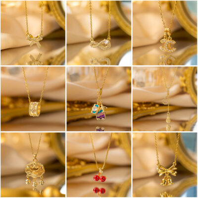 Light luxury chain pendant necklace