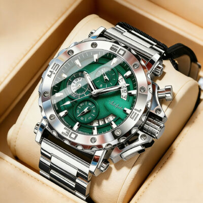 multi-function luminous waterproof business men’s watch