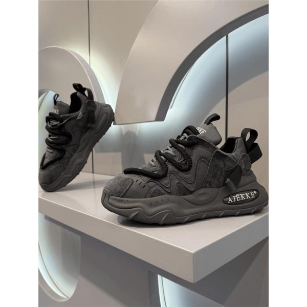 Second image of men's vintage suede shoes