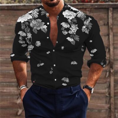 men’s long sleeve shirt