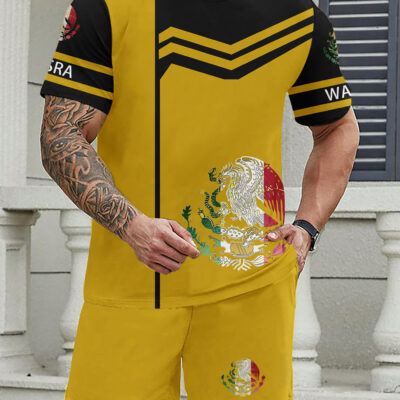 Men’s 3D printed short sleeves