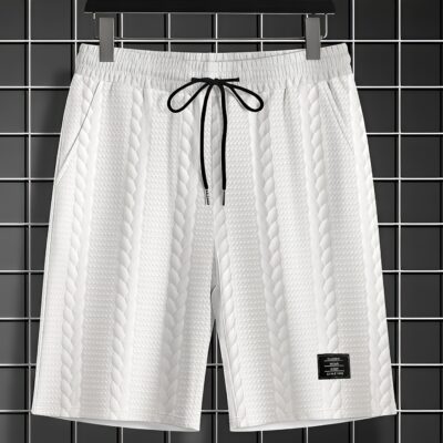 men’s casual fashion jacquard pants