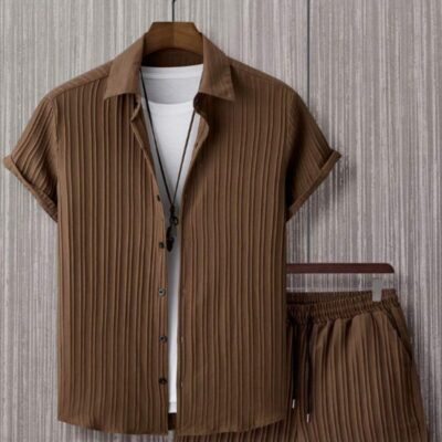 Thin Breathable Men’s Two-Piece Set