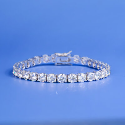 One carat moissanite tennis bracelet