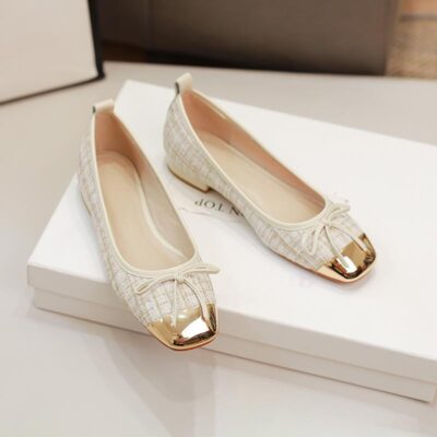 Women’s Ballet Soft Sole Metal Flats  Shoes