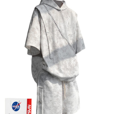 Hooded Sweatshirt Set For Men