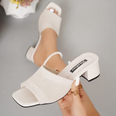 mid-heeled sandals for women