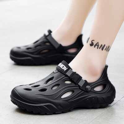 Hole shoes for men