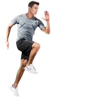 men’s tracksuit two-piece short sleeve