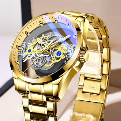 transparent men’s watch