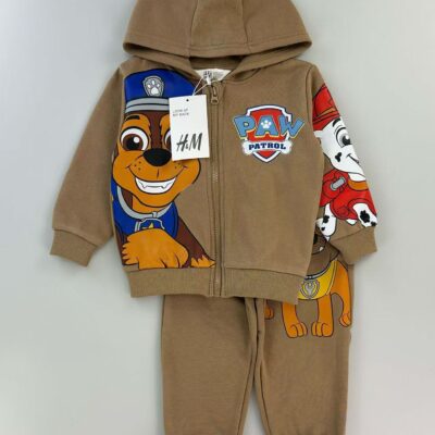 Children’s set colorful hooded sweatshirt