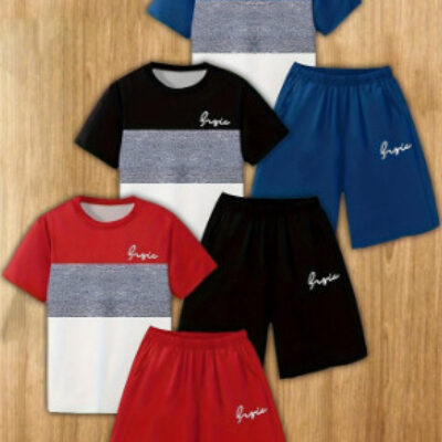 Boys’ Short Sleeve T-Shirt Set