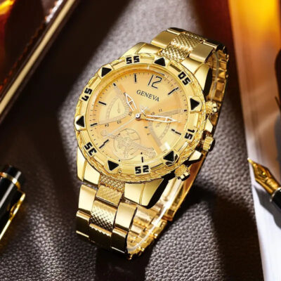 explosive men’s steel belt watch (hand)