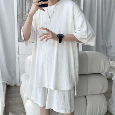 Wavy Drape Sports Two-Piece Set