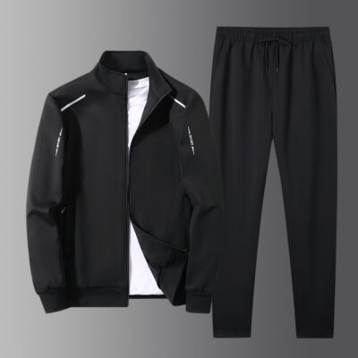 Men’s Casual Running Two-Piece Set Sweatpants