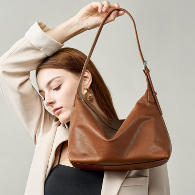 classic leather cross-body bag