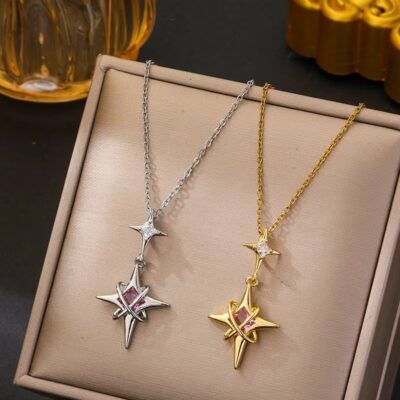 women’s titanium steel, non-fading jewelry