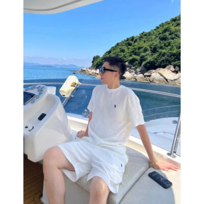 breathable casual  two-piece set for men