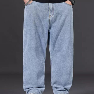Young and middle-aged casual straight pants for men