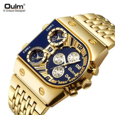 Oulm quartz watch diamond