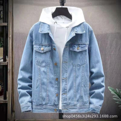 Men’s Denim Jacket Uniform Top For Men