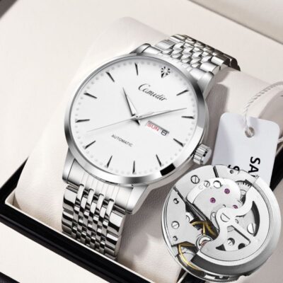 Luminous automatic hollow men’s watch