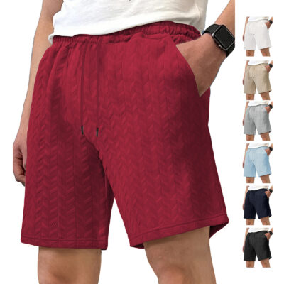 men’s spot jacquard beach pants